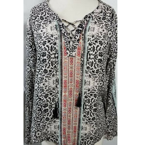 Buffalo David Bitton Tunic Size Large Bohemian